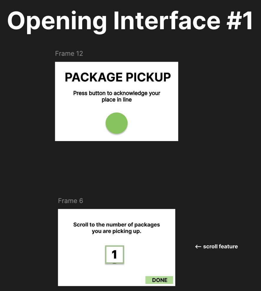 Kiosk welcome / check‑in
